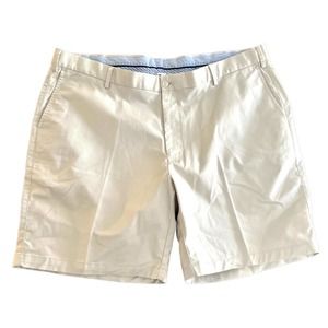 Peter Millar Shorts Men Size 42 Flat‎ Front Chino Golf Beige